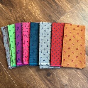 Patterned Cotton unstitched saree blouses (8 count)